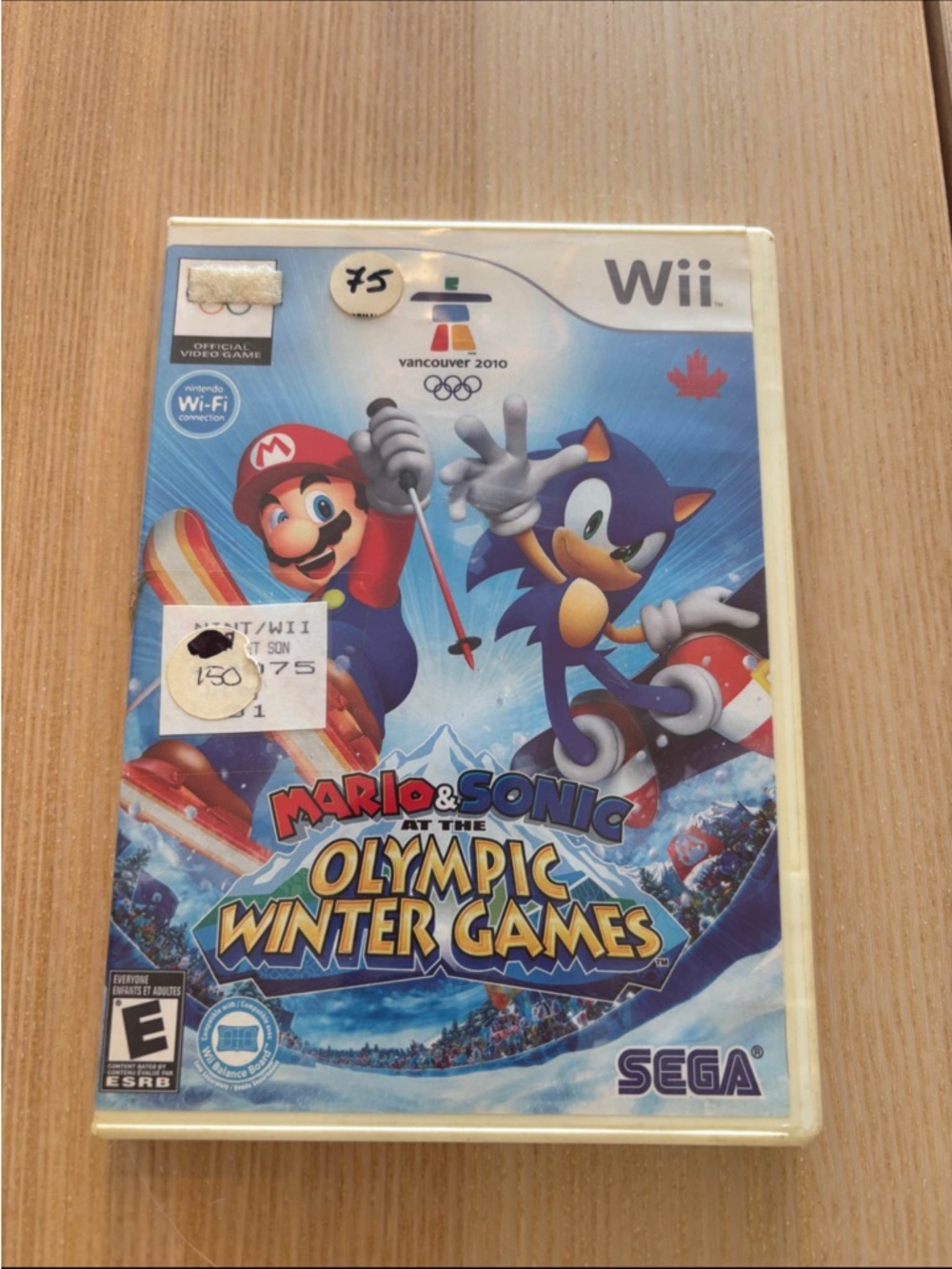 Mario & Sonic at the Olympic Winter Games 2009 game for Nintendo Wii (Q)